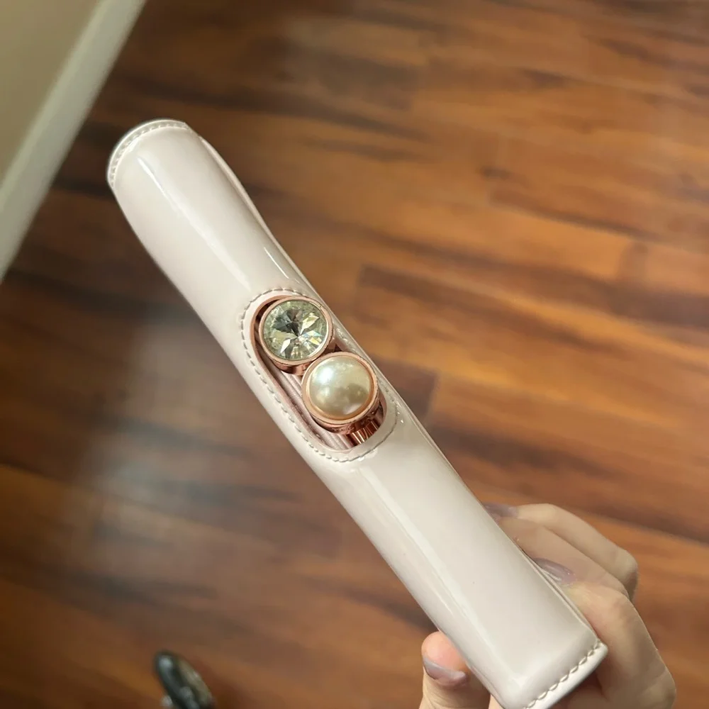 Ted Baker Light Pink Wallet Clutch with Gold Accent - Picture 3 of 11